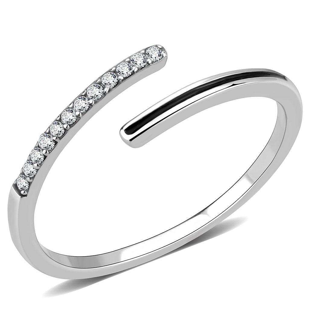 JCE312 No Plating Stainless Steel Ring with Epoxy  in Jet